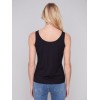 Reversible Bamboo Cami - Black