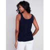 Reversible Bamboo Cami - Navy