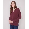 Johnny Collar Sweater - Port