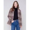 Tailored Plaid Blazer - Truffle