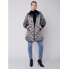 Long Quilted Puffer Jacket - Spruce