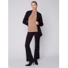 Mock Neck Rib Sweater - Truffle