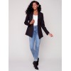 Ponte Knit Blazer - Black