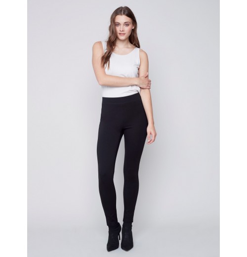 Ponte Skinny Pants - Black