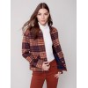 Reversible Plaid Jacket - Cinnamon