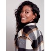 Reversible Plaid Jacket - Truffle