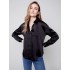 Solid Gutsy Satin Shirt - Black