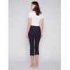 Stretch Pull-On Capri Pants - Navy