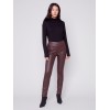 Wax Twill Pull-On Pants - Chocolate