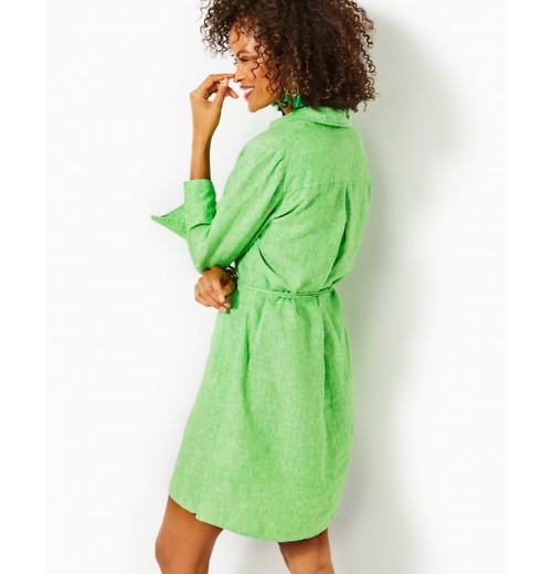 Pilar Linen Tunic Dress