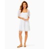 Kay Short Sleeve Eyelet Dress