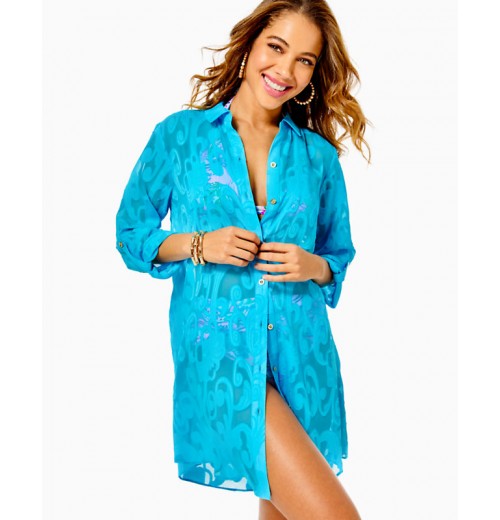 Natalie Shirtdress Cover-Up