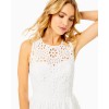 Judelyn Eyelet Ruffle Dress