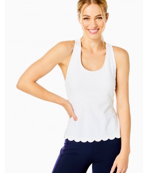 UPF 50+ Claralee Scallop Bra Tank Top