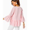 Bekah 3/4 Sleeve Linen Top