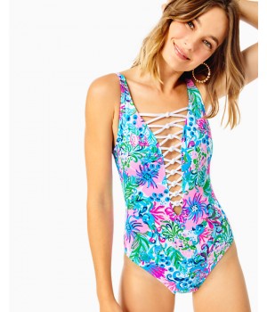 Isle Lattice One-Piece Swimsuit