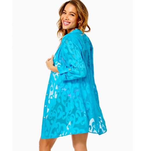 Natalie Shirtdress Cover-Up