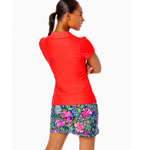 UPF 50+ Luxletic Frida Puff Sleeve Polo