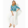 Sea View Linen Button Down Top